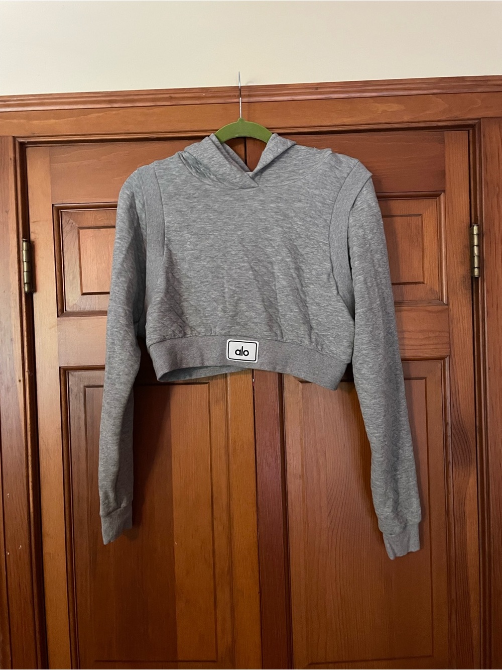 Alo yoga light grey arena hoodie - Picture 3 of 5